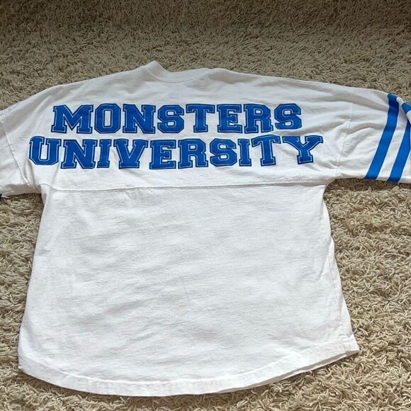Disney Parks Monsters University Spirit Jersey Long Sleeve Shirt Medium - Picture 8 of 10